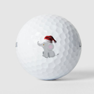 Christmas Baby Elephant Golf Balls