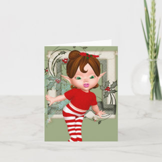 Christmas Baby Fairy Note Card