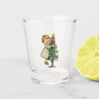 Christmas Baby Girl Shot Glass