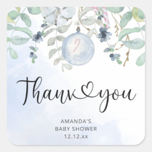 Christmas Baby it's cold outside Square Sticker