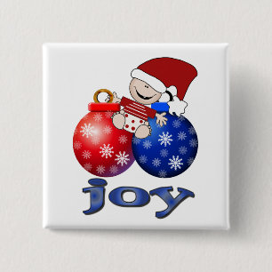 Christmas Baby Joy Tshirts and Gifts Button