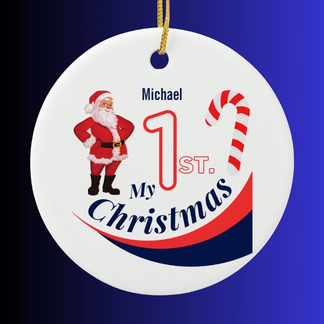  Christmas Baby "My 1st Christmas" Ceramic Ornament (Creator Uploaded)