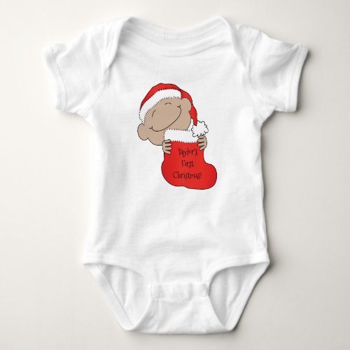 Christmas Baby of Color Baby Bodysuit