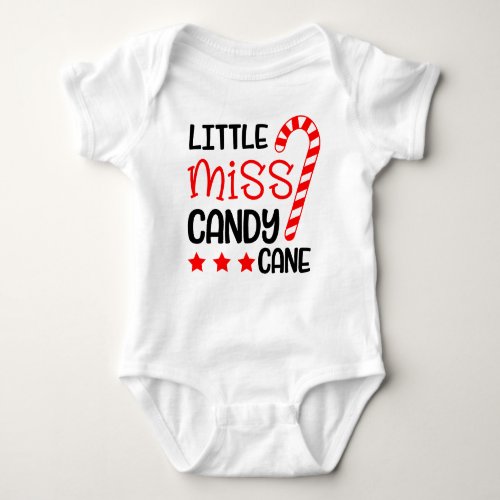 Christmas Baby Outfit in Red and White for Girl Baby Bodysuit