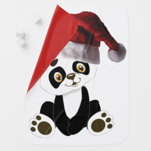 Christmas Baby Panda Blanket