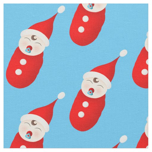 Christmas baby pattern fabric