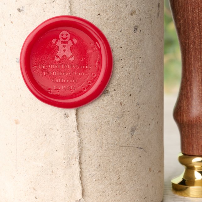 Christmas Baby Pregnancy Announcement Wax Seal Stamp (Creator Uploaded)