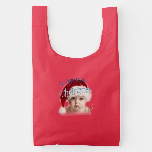Christmas Baby Reusable Bag (Front)