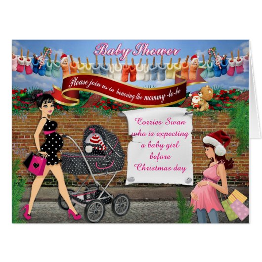 Christmas Baby Shower (Front Horizontal)