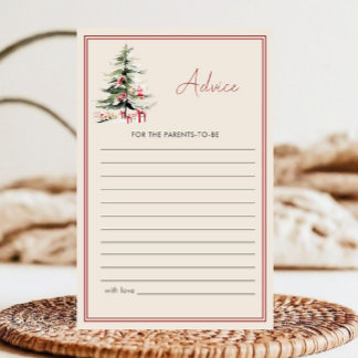 Christmas Baby Shower Advice for Parents Winter