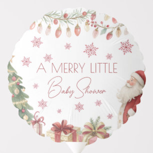 Christmas Baby Shower Balloon