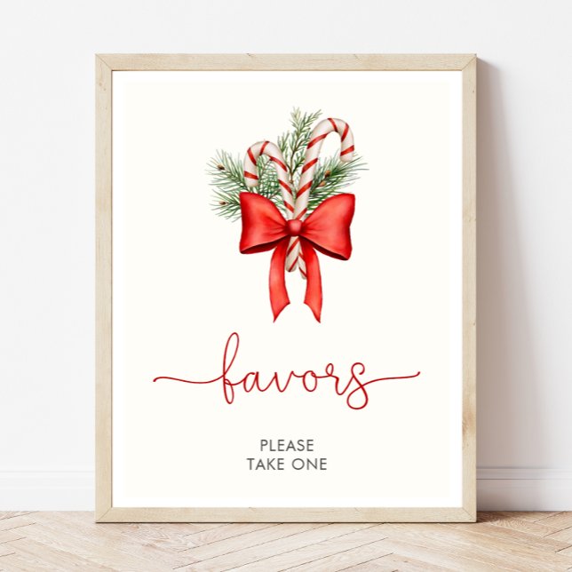 Christmas Baby Shower Favors Sign (Creator Uploaded)