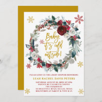 Christmas Baby Shower Invitation