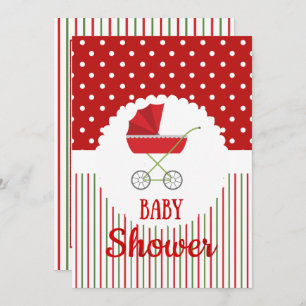 Christmas Baby Shower Invitation