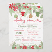 Christmas Baby Shower Invitations (Front/Back)
