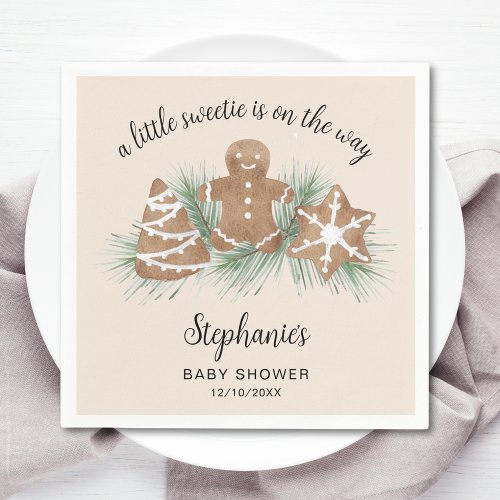 Christmas Baby Shower Napkins