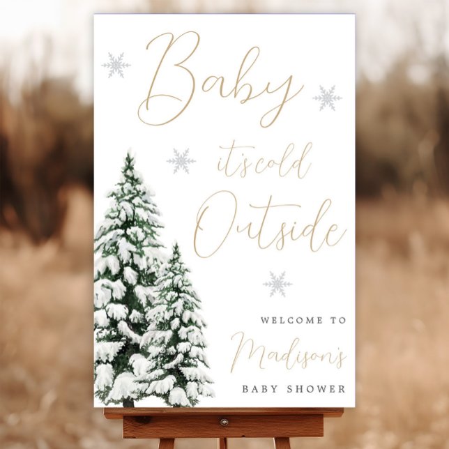 Christmas Baby Shower Welcome Sign (Creator Uploaded)