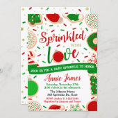 Christmas Baby Sprinkle Invitation Christmas Baby  (Front/Back)