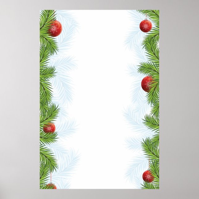 Christmas Background Poster (Front)