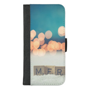 Christmas-background-wallpaper-snow iPhone 8/7 Plus Wallet Case