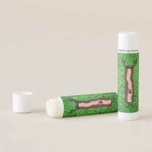 Christmas Bacon reindeer strip holiday red nose Lip Balm