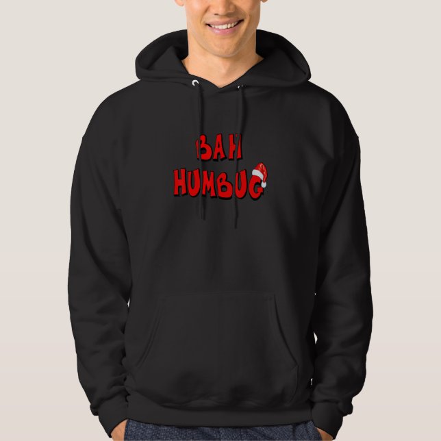 Christmas Bah Humbug Hoodie (Front)