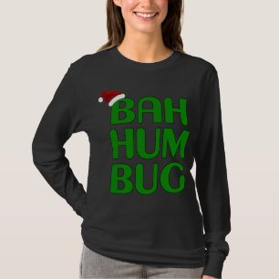 Christmas Bah Humbug Xmas Humbug Santa Hat T-Shirt