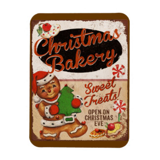 Christmas Bakery Gingerbread Kitchen Magnet