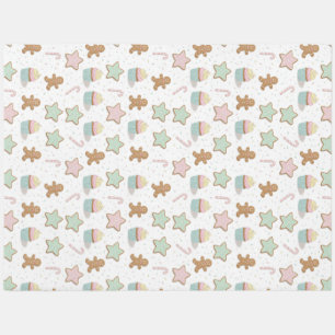 Christmas Bakery Treats Pattern Outdoor Rug