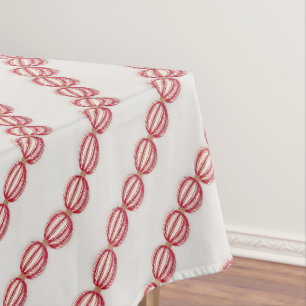 Christmas Baking Ball garland design Tablecloth