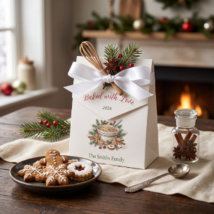 Christmas Baking Cookie Exchange Party Favor Box