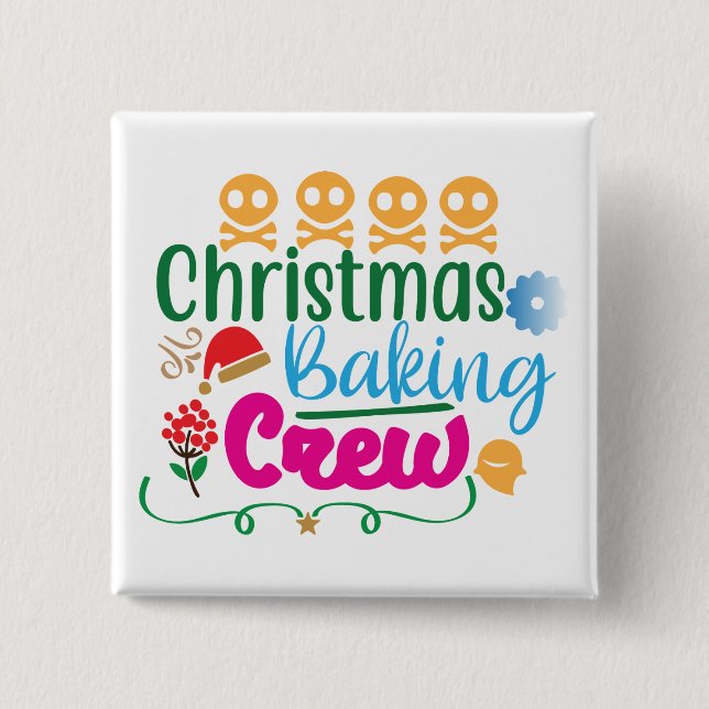 Christmas Baking Crew-81603 Button (Front)