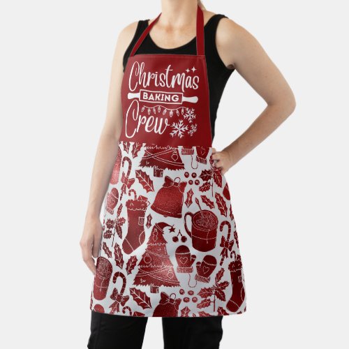 Christmas Baking Crew Apron