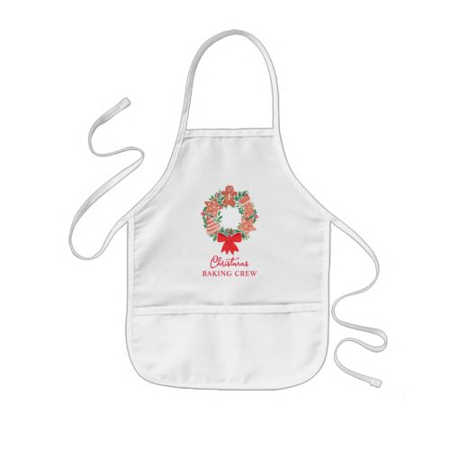 Christmas Baking Crew Kids Apron