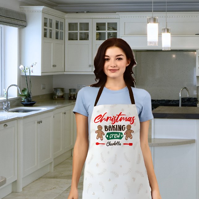 Christmas Baking Crew, Matching Family Apron (Creator Uploaded)