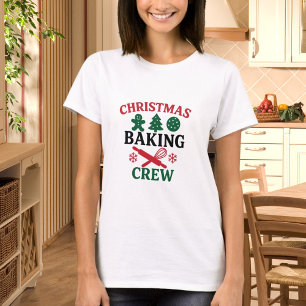 Christmas Baking Crew Mom  T-Shirt