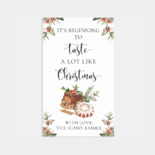 Christmas Baking Gift Tag Stickers