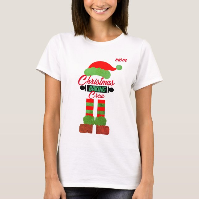 Christmas Baking Mom Shirt | Funny Holiday Tee (Front)