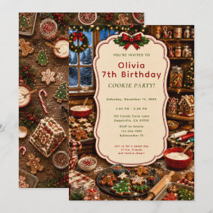 Christmas Baking Party Invitation