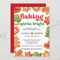 Christmas Baking Party Invitation