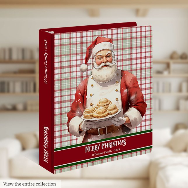 Christmas Baking Ring Binder Holiday Recipe Keeper (Christmas Baking 3 Ring Binder Holiday Recipe Keeper)