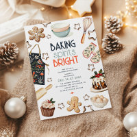 Christmas Baking Spirits Bright Party