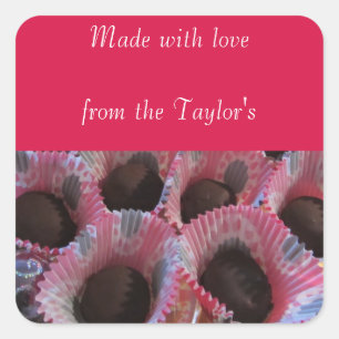 Christmas Baking Square Sticker