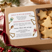 Christmas Baking Utensils Cottage Food law