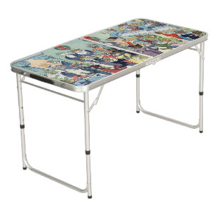Christmas Ball at Catville, Louis Wain Beer Pong T Table