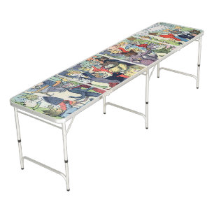 Christmas Ball at Catville, Louis Wain Beer Pong Table