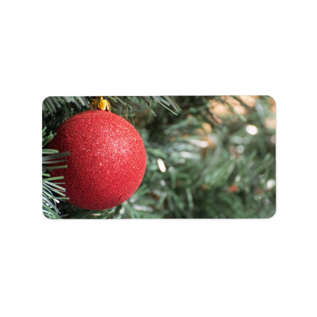 Christmas ball label (Front)
