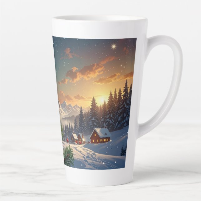 christmas ball latte mug (Right)