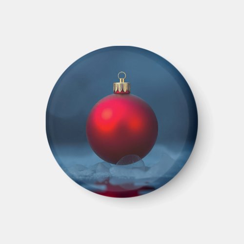 Christmas Ball Ornament Magnet