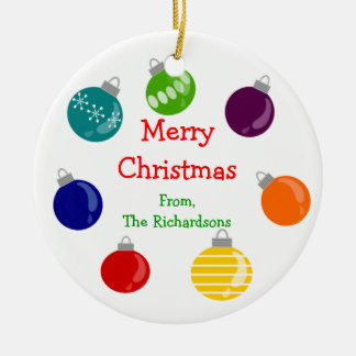 Christmas Ball Personalized Chrstmas Tree Ornament